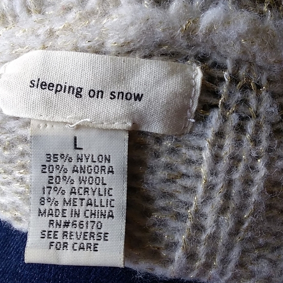 ANTHROPOLOGIE Sleeping On Snow Cardigan utopia - Picture 4 of 7